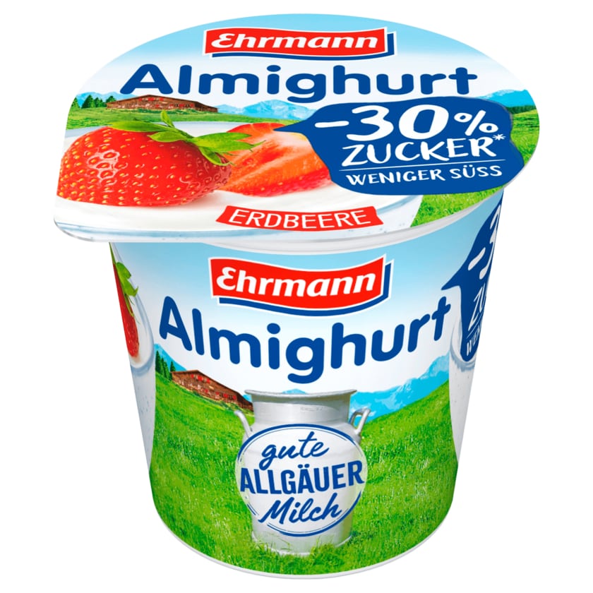 Ehrmann Almighurt -30% Zucker Erdbeere 150g